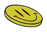 Smiley Collection: 3D Emoji Patch zum Aufbügeln | Lachende Smiley Patches, Retro Pille Bügelbild, Vintage Lustige Aufnäher Finally H