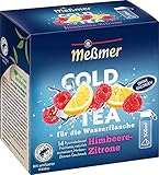 Meßmer Cold Tea Himbeere-Zitrone| Für die Wasserflasche | ohne Zucker | ohne Kalorien | Alternative zu zuckerhaltigen Getränken wie Limonade oder Saft | 14 Pyramidenb