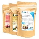 Suppen zum abnehmen - ( max. 0.2g Fett ) Tomatensuppe 600g - Fitness Suppe 700g (Molke) - Kartoffelsuppe 500g - Basische Ernährung ohne chemische & synthetische Z