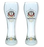 2 Erdinger Weissbier Gläser 0,5l - Exclusiv E