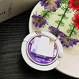 aifengxiandonglingbaihuo Zum Aufhängen von Crystal Alloy Zauberhaken für Handtaschen-Aufhänger Tragbarer Handtaschen-Klapp-Aufhänger-Halter-Haken, H