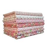 7 Teile/Satz Baumwolle Stoff zum nähen quilten Patchwork heimtextilien rosa Serie Tilda Puppe körper T