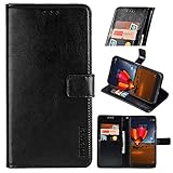 BellaCase Doogee S97 Pro Handyhülle Hülle Leder Flip Case [Kartenfach] [Standfunktion] [Magnetschnalle] Wallet Cover für Doogee S97 Pro Smartphone(Schwarz)