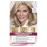 L'Oreal Excellence Permanent Hair Colour 9.1 Light Ash B