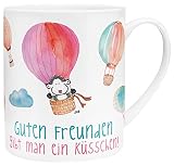 Sheepworld XL-Tasse Küsschen, mehrfarbig, 45396