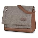 ABC Design Wickeltasche Urban Fashion Edition - Crossbody Bag mit Baby Zubehör – Messenger Bag - großes Hauptfach - breiten Schultergurt - Polyester - Farbe: