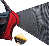 EVI Garage Series - Garagen Wandschutz 2m Lang, schwarz, elastische, selbstklebende Matte, wasserabweisendes Material, Gegen Lackschäden und Kratzen beim Parken in Garage, entworfen in D