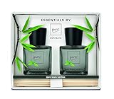 ipuro Essentials Raumduft black bamboo - Raumduft-Set für ein herb-frisches Raumklima - Lufterfrischer mit hochwertigen Inhaltsstoffen (2 x 50 ml)