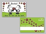 Sheepworld - 57171 - Pocketcard, Danke! ...DASS Du bist wie Du bist!, PVC