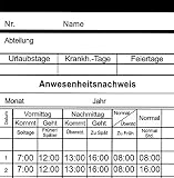 50 Stempelkarten ET401MT/C