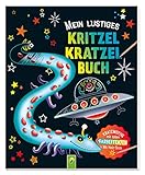 Mein lustiges Kritzel-Kratzel-Buch: Kratzmotive mit tollen Farbeffekten - Mit Bambus-Stick. Für Kinder ab 5 J