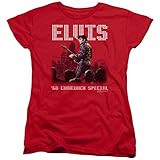 Elvis Presley - - Frauen Return of The King T-Shirt in rot, X-Large, R