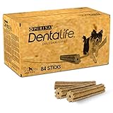 PURINA DENTALIFE Medium Hunde-Zahnpflege-Snacks reduziert Zahnsteinbildung, Huhn, mittelgroße Hunde, 84 Stick