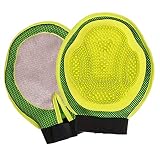 YUNGYE Hundehandschuh Haustierbürste Reinigung Haarhandschuh Katze Kamm Reinigung Tiermassage Haarentfernung Pflegehandschuh for Katzen Hundezubehö