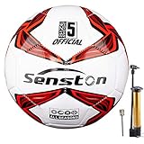 Senston Fußball Ball Wasserdicht Sport Training Ball Freizeitbälle für Fußb