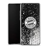 DeinDesign Hard Case kompatibel mit Huawei P30 Lite Schutzhülle transparent Smartphone Backcover FC Bayern München Offizielles Lizenzprodukt FCB