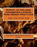 Survey of College Admissions Landing Page Desig
