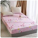 HAIBA Spannbetttuch Feinjersey, gekämmte Baumwolle, superweich， hochwertige Verarbeitung, mit Gummizug ，atmungsaktiv und pflegeleicht，Perfekte Matratzenpassform,120X200+15