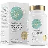 Coenzym Q10 - Hochdosiert mit 250 mg pro Kapsel. 120 vegane Kapseln im 4 Monatsvorrat - Angereichert mit Vitamin B3, Biotin und Selen - Für Haut, Anti-Aging, Herz-Kreislauf, Nerven- & Immunsy