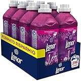 Lenor Eine Liebe von Amethyst, Rosa, Weichspüler, 37 Waschgänge, 925 ml, für langanhaltende Frische und W