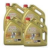 Motorenöl 5W-40 Edge Turbodiesel Titanium FST [4x 5 L] von Castrol (SET1535BC20L) Öl Schmierung Motorenö