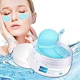 Eye Mask, Augenpads, Anti Aging Pads, Augenpflege mit Hyaluron & Kollagen, Maske-eye pads für Feuchtigkeit Spendende, Entfernen Augenringe, Falten, Feine Linien, tränensäcke, Puffiness, 60p