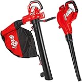 Grizzly Tools Elektro Laubsauger ELS 3027 E Combi, 3in1, Blasen, Saugen, Häckseln, 3000 W