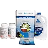AquaFinesse Wasserpflege für Aufblasbare Whirlpools Spa Wasserpflegeset. Pool Wasserpflege Moderne, umweltfreundliche Wasserpflegesystem mit der einfachen Anwendung