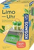 KOSMOS 658090 Limo-Uhr, Erzeuge Strom aus Limonade, Uhr mit Batterie selbst bauen, Experimentierset für Kinder ab 8 Jahre zu Elektro-Chemie, Experimentierkasten, kleines Geburtstagsgeschenk