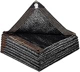 Sonnensegel Rechteckig, 6-Poliges Schattierungsnetz, Schwarze Gewächshaus Schatten Netz Sonnensegel Mit ösen, Für Garten Pflanze Scheune Außen Hof Balkon(Size: 2x3m/6.56x9.84ft)