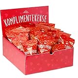 25er Box Kompliment-Kekse | Danke für unsere Alltagshelden | Geschenk für HeldInnen des Alltags & als Glückskeks zum Geburtstag, Hochzeit, Ostern, Muttertag | frisch gebacken, vegan & made in Germany