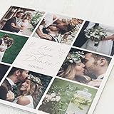 sendmoments Danksagung zur Hochzeit, Unsere Geschichte, Hochzeit Danksagungen 5er Klappkarten-Set, Hochzeitsdanksagungskarten personalisiert mit Text & Fotos, wahlweise mit Veredelung & Umschläg