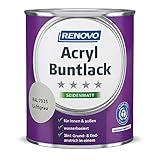 Renovo 2 in 1 Acryl Buntlack, 0,75 Liter 7035 Lichtg