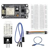 tellaLuna DHT22 Temperatur und Feuchtigkeit Sensor Webserver Kit für ESP8266 mit WiFi Modul ESP8266 + DHT22 Sensor + Kab