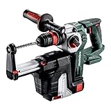 Metabo Akku-Kombihammer KHA 18 LTX BL 24 Q Set bürstenlos mit Quick-Wechselfutter (SDS plus/zylindrisch) - inkl. integrierter Staubabsaugung 600211900