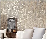 tapeten Beflockung geometrischer Linien 3d tapete Beige steintapete- tapeten wohnzimmer- Modern Klassisch Opulent für Schlafzimmer oder Küche0.53x9.5
