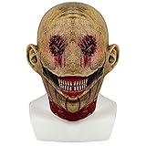 Fugui Halloween Gruselmaske Blutiges Monster Realistische Horror Vollkopf Maske Gruselige Latex Kostüm Party R