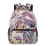 COVASA Casual Style Schulrucksack Travel Bookbag,Abstrakte Lichtgeschwindigkeit,Leichter großer Schüler-Kind-Erwachsenen-Rucksack für 15,6 'Laptop