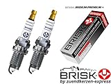 Brisk Iridium Premium+ Plus P43 QR10YIR-8 2103 Zündkerzen, 2 Stück