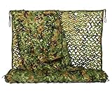 NINAT Tarnnetz Camouflage Netz Woodland Jagd Tarn Waldlandschaft Outdoor Bundeswehr Tarn Armee Bundeswehr Army Camo Tarnung Net Oliv-grün BW Camping 3Mx4M