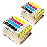 8x Kompatible Druckerpatronen - Ersatz für T0715 - Cyan / Gelb / Magenta / Schwarz- PATRONEN MIT NEUESTEN CHIP - Epson Stylus B40W BX300f BX310FN BX600FW BX610FW D120 Network D78 D92 DX400 DX4000 DX4050 DX4400 DX4450 DX5000 DX5050 DX6000 DX6050 DX6050EN DX7000 DX7000F DX7400 DX7450 DX8000 DX8400 DX8450 DX9400F Wifi Office BX510 SX600FW S20 S21 SX100 SX105 SX110 SX115 SX200 SX205 SX210 SX215 SX218 SX400 SX405 SX410 SX415 SX510W SX515W SX610FW