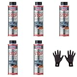 brünte® Feingrip Montagehandschuhe Gr.9/L + 5X Original Liqui Moly 300ml Öl-Verlust Stop Oil Leak Stop 1005