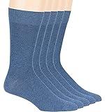 Dafi soft 5-10 Paar Herren Socken, Classic Schwarz, Dunkelblau, Braun, Kohlengrau Baumwolle Business Socken Atmungsaktive Socken Herren Hergestellt in der Türkei (43-46, 5x Jeansblau)