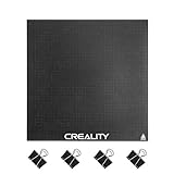 Creality Ender 3 Glasplatte, Upgrade Glasplatte Druckbett mit 4 Clips Verbesserte 3D Drucker Plattform, 235x235x4mm for Ender 3/ Ender 3 Pro/Ender 3 V2/ Ender 5/ Ender 5
