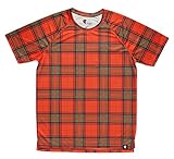 hoopoe running apparel Schottland Herren Shirt, Kurzarm, Laufen, Gym #ScottishRed Größe S