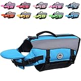 VIVAGLORY Hunde-Schwimmweste Float Coat Wassersport Schwimmhilfe Rettungsweste für Hunde Haustier Mit Griff und Reflek