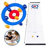 BYMEMYR Mini Desktop Eishockey,Faltbares Brettspiel Puzzle Mit Mini-Friktionsplatte Für Indoor-Sportspiele Für Kinder Ab 6 J