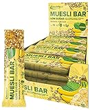 IronMaxx Muesli Bar Vegan, Banana Flavour, 16 x 30 g (16er Pack)