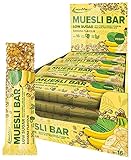 IronMaxx Muesli Bar Vegan, Banana Flavour, 16 x 30 g (16er Pack)