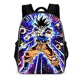 Dragon Ball Rucksäcke Dragon Ball Tasche Rucksack Kinder Schulrucksack Goku Schultasche Dragon Ball 3D gedruckte Cartoon Schultaschen für Jungen Geschenk